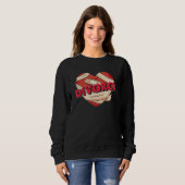 Sweatshirt Divorce Wounded Heart Breakup Ex Husband Ex Wife (Devant entier)