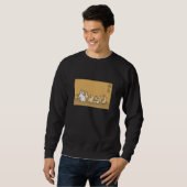 Sweatshirt dix sauter-seigneurs de lapins (Devant entier)