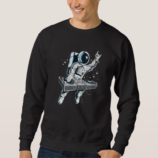 Sweatshirt DJ Disque Jockey Dancing Graphic Coo (Devant)