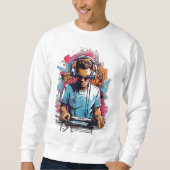 Sweatshirt DJ Inspiré Graffiti (Devant)