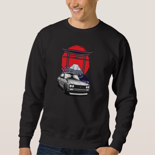 Sweatshirt Dm Skyline C10 Réglage de voiture Japon Race Pul (Devant)