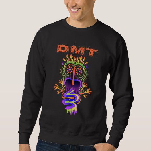 Sweatshirt Dmt N Diméthyltryptamine Ayahuasca Enthétique P (Devant)
