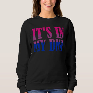 Sweatshirt Dna Bi Pride Lgbt Queer Bisexualité Drapeau Fière