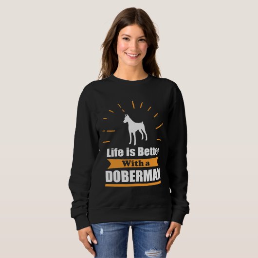 Sweatshirt Doberman 518 (Devant entier)