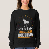 Sweatshirt Doberman 518 (Devant)