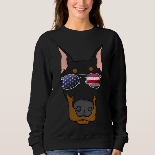 Sweatshirt Doberman américain 20 (Devant)