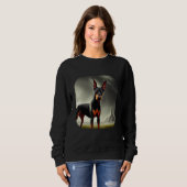 Sweatshirt Doberman Dog (Devant entier)