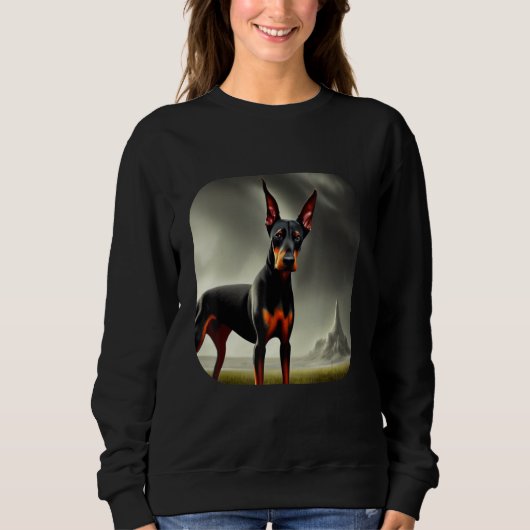 Sweatshirt Doberman Dog (Devant)