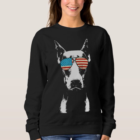 Sweatshirt Doberman Dog Lover Sung (Devant)