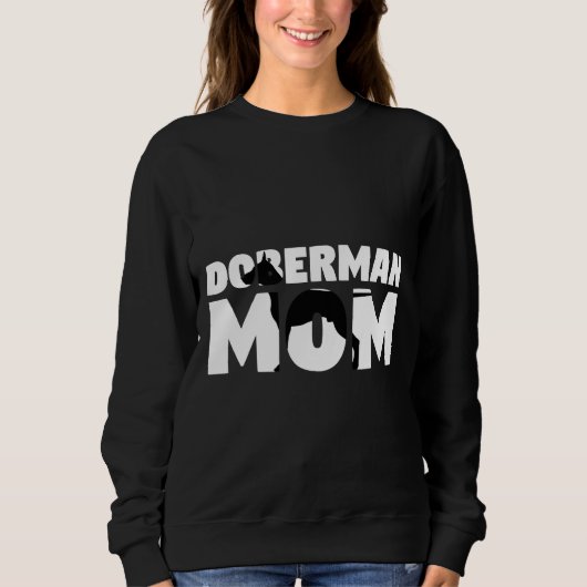 Sweatshirt Doberman Maman Doberman Mère Chien Maman Tee (Devant)