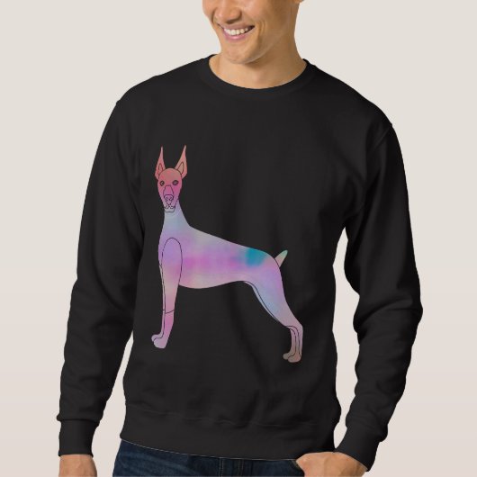 Sweatshirt Doberman Pincher Pastel Tone (Devant)