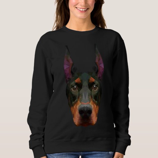 Sweatshirt Doberman Pinscher 124 (Devant)