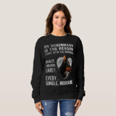Sweatshirt Doberman Pinscher 570 (Devant entier)