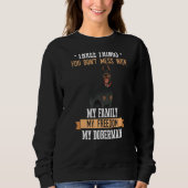 Sweatshirt Doberman Pinscher Chien (Devant)