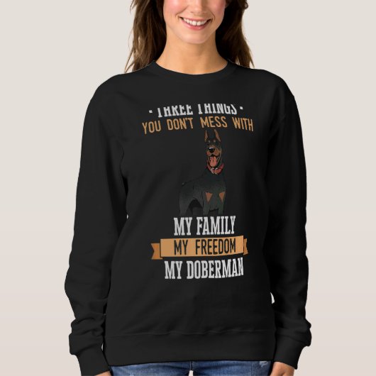 Sweatshirt Doberman Pinscher Chien (Devant)