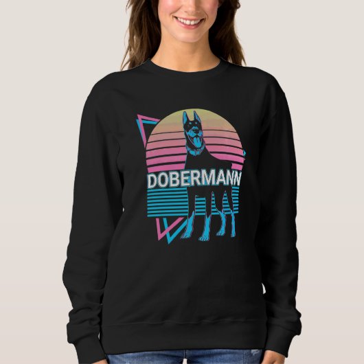 Sweatshirt Doberman Rétro (Devant)