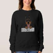 Sweatshirt Doberman souriant (Devant)