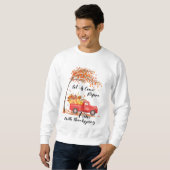Sweatshirt Doctorat Venez avant lui avec Thanksgiving Costum (Devant entier)