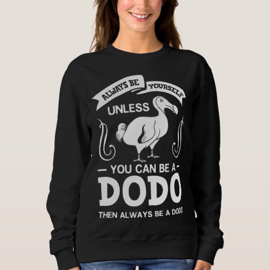Sweatshirt Dodo Bird  Skeleton Madagascar (Devant)