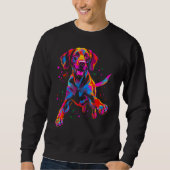 Sweatshirt Dog Cool German Shorthaired Pointer (Devant)