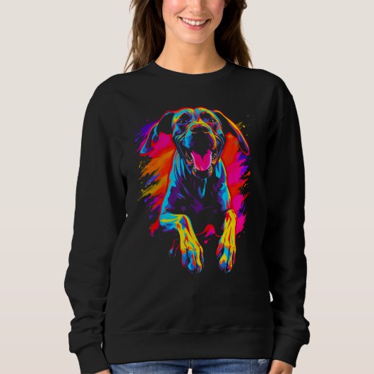 Sweatshirt Dog Cool Great Dane (Devant)