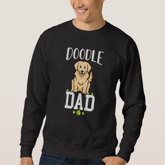 Sweatshirt dog dad golden doodle best golden retriever dad ev (Devant)