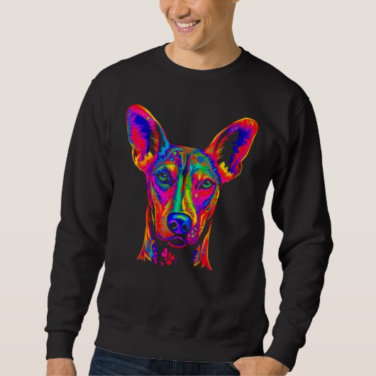 Sweatshirt Dog Doberman Pinscher Pop Design (Devant)