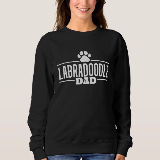 Sweatshirt Dog Doodle Papa Labradoodle (Devant)