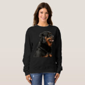 Sweatshirt Dog Face Rottweilers (Devant entier)