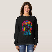 Sweatshirt Dog German Shorthaired Pointer Sunglasses 1 (Devant entier)