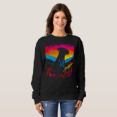 Sweatshirt Dog Great Dane Pop Art (Devant entier)