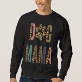 Sweatshirt Dog Mama Leopard (Devant)