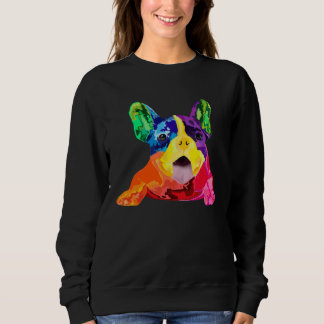 Sweatshirt Dog Womens Colorful Cool French Bulldog Mens Fren