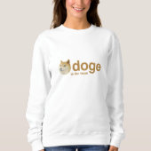 Sweatshirt doge, pièce, pièce de doge, dogecoin (Devant)