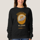 Sweatshirt Dogecoin Millionaire Loading Crypto Cryptocurrency (Devant)