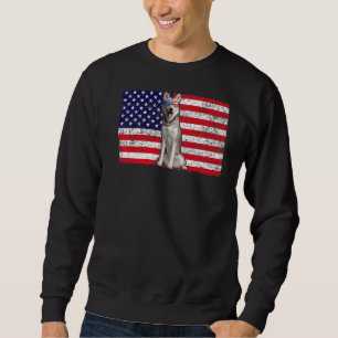 Sweatshirt Doggie Usa Propriétaire Chien Usa Sibérie Husky Us