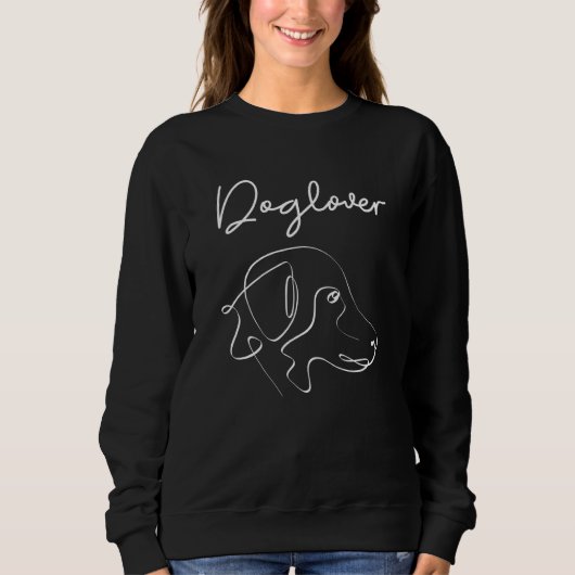 Sweatshirt Doglover Animaux de compagnie Aimer Pitbull Chien  (Devant)
