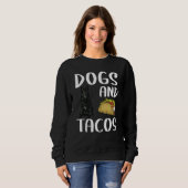 Sweatshirt Dogs And Tacos Belgian Sheepdog Mexican Food (Devant entier)