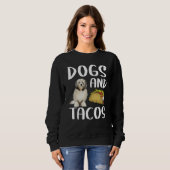 Sweatshirt Dogs And Tacos Lowchen Mexican Food (Devant entier)