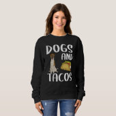 Sweatshirt Dogs And Tacos Smooth Fox Terrier Mexican Food (Devant entier)