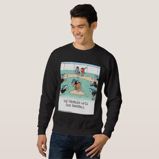 Sweatshirt Dogs playing baseball (Devant entier)
