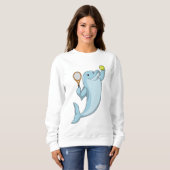Sweatshirt Dolphin at tennis (Devant entier)