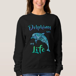 Sweatshirt Dolphin Dolphins Océan Poisson de mer Animal drôle