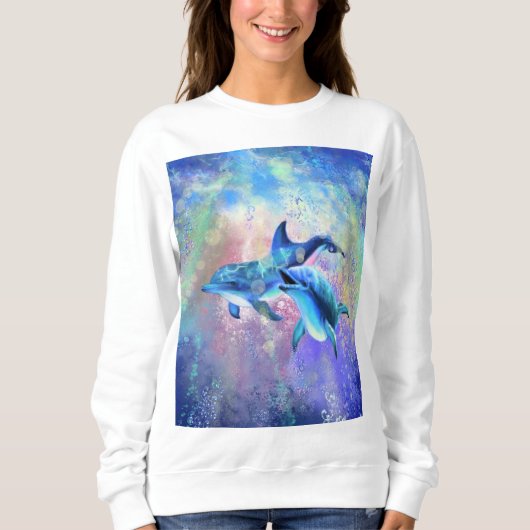 Sweatshirt Dolphin en couple (Devant)