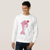 Sweatshirt Dolphin Love Heart (Devant entier)