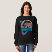 Sweatshirt Dolphin Trainer Dolphin Trainer Retro (Devant entier)