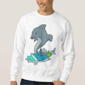 Sweatshirt Dolpin comme Surfer avec Surfer (Devant)