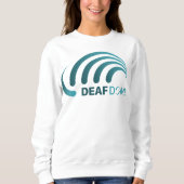 Sweatshirt Dôme Sourd en turquoise (Devant)