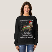 Sweatshirt Dominick L'âne de Noël Italien (Devant entier)