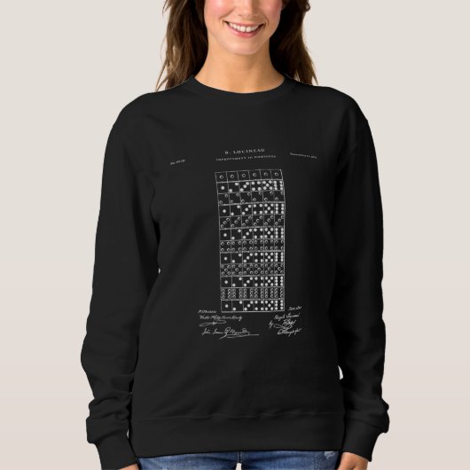 Sweatshirt Dominoes Patent 0 (Devant)